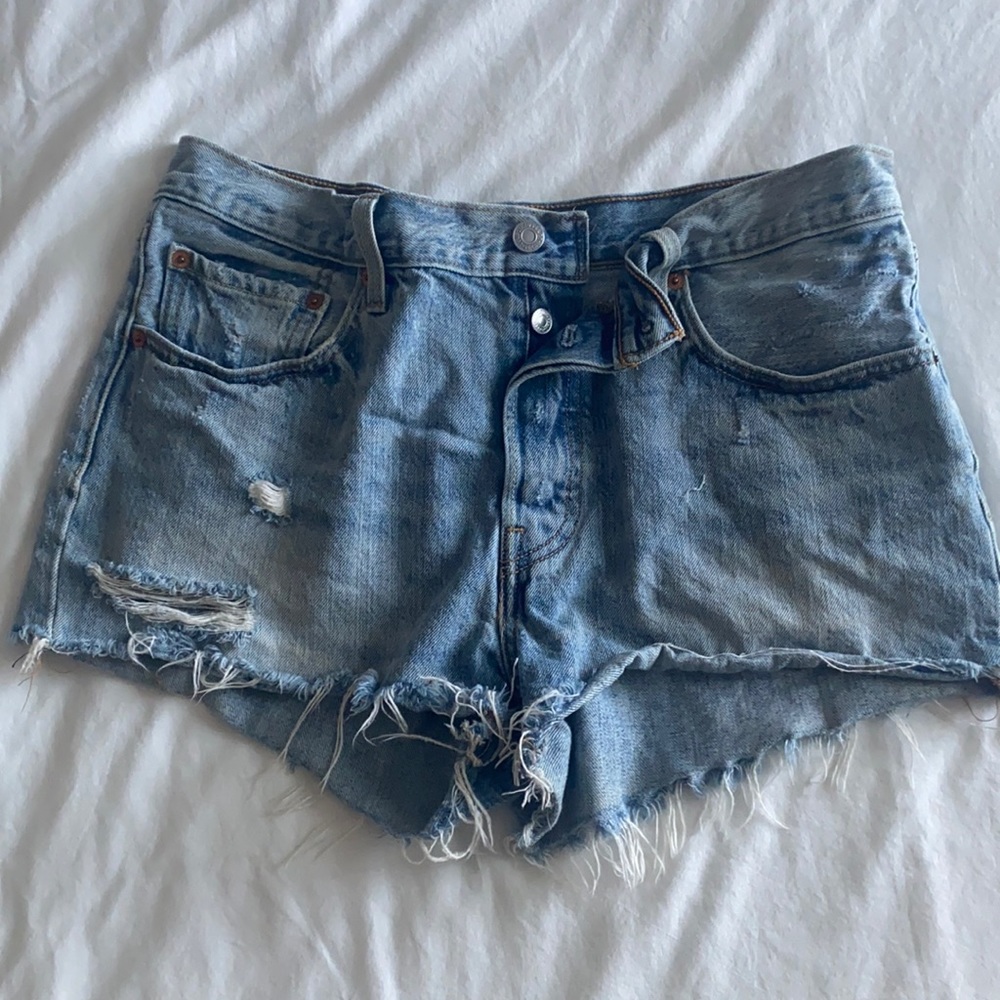 Levi 501 denim shorts